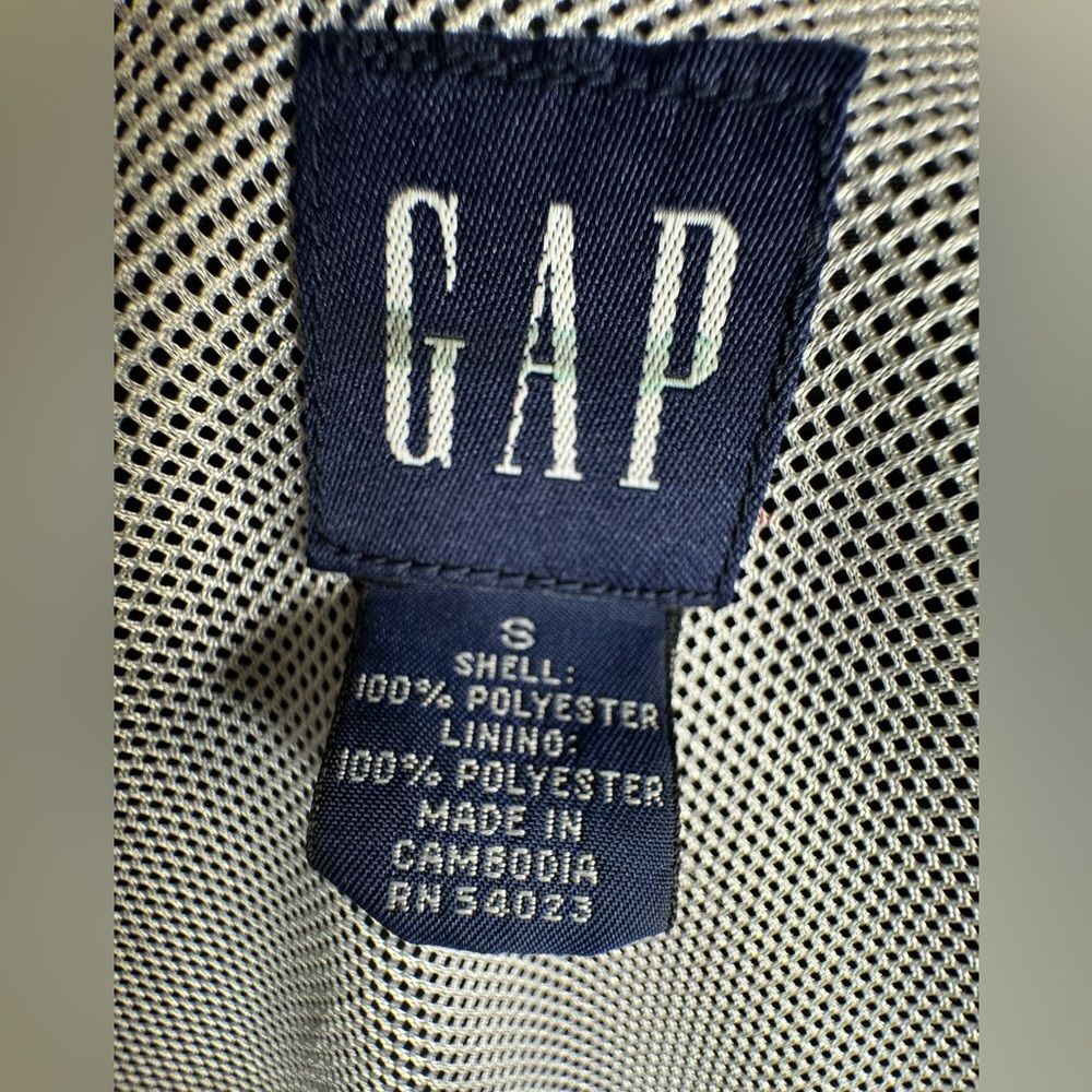 Gap Women’s Hooded Windbreaker Jacket Black Size Small - Picture 9 of 9